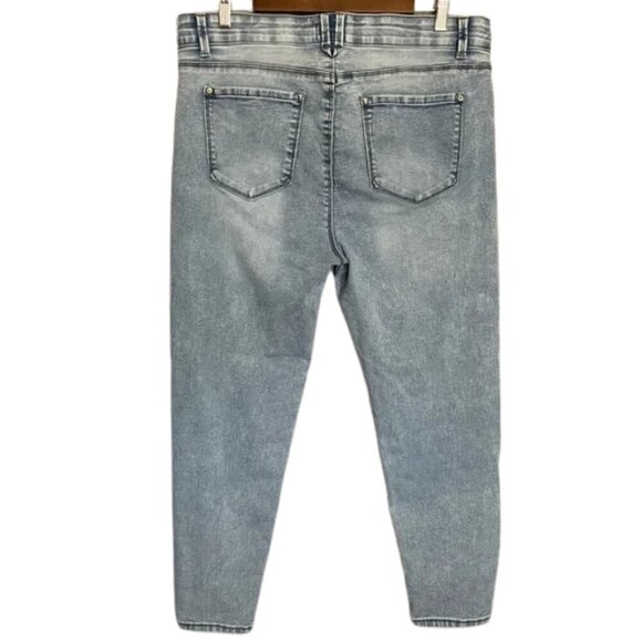 Curve Appeal Stretchy Light Blue Women's Jeans Plus Size 16 - Picture 2 of 8